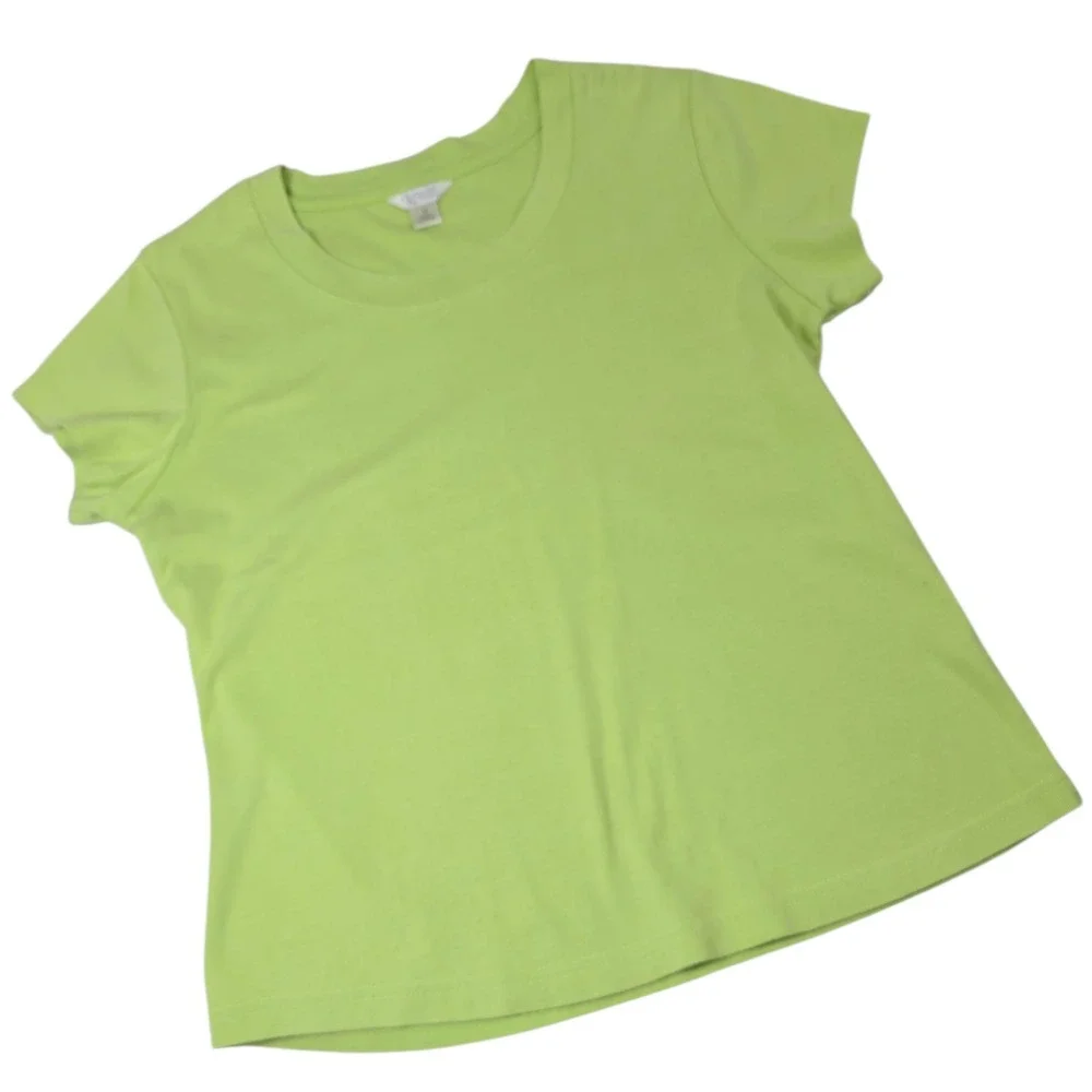 Time and Tru Christopher Banks Womens T-Shirt Bundle Short Sleeve - Pink & Green - Picture 8 of 13